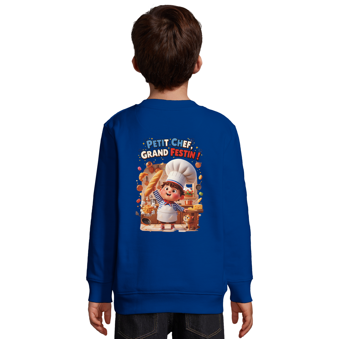 Boys' Little Chef Big Feast Recycled Blend Sweatshirt | SOL'S Columbia Kids 04239