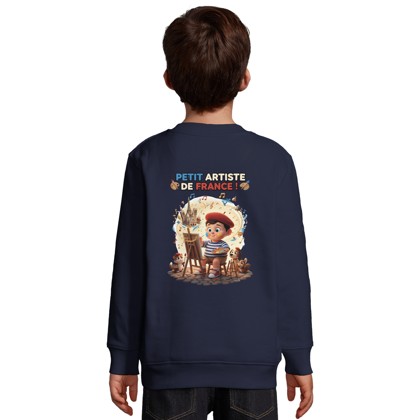 Kids Sweatshirt boy little artist from France | SOL'S Columbia Kids 04239