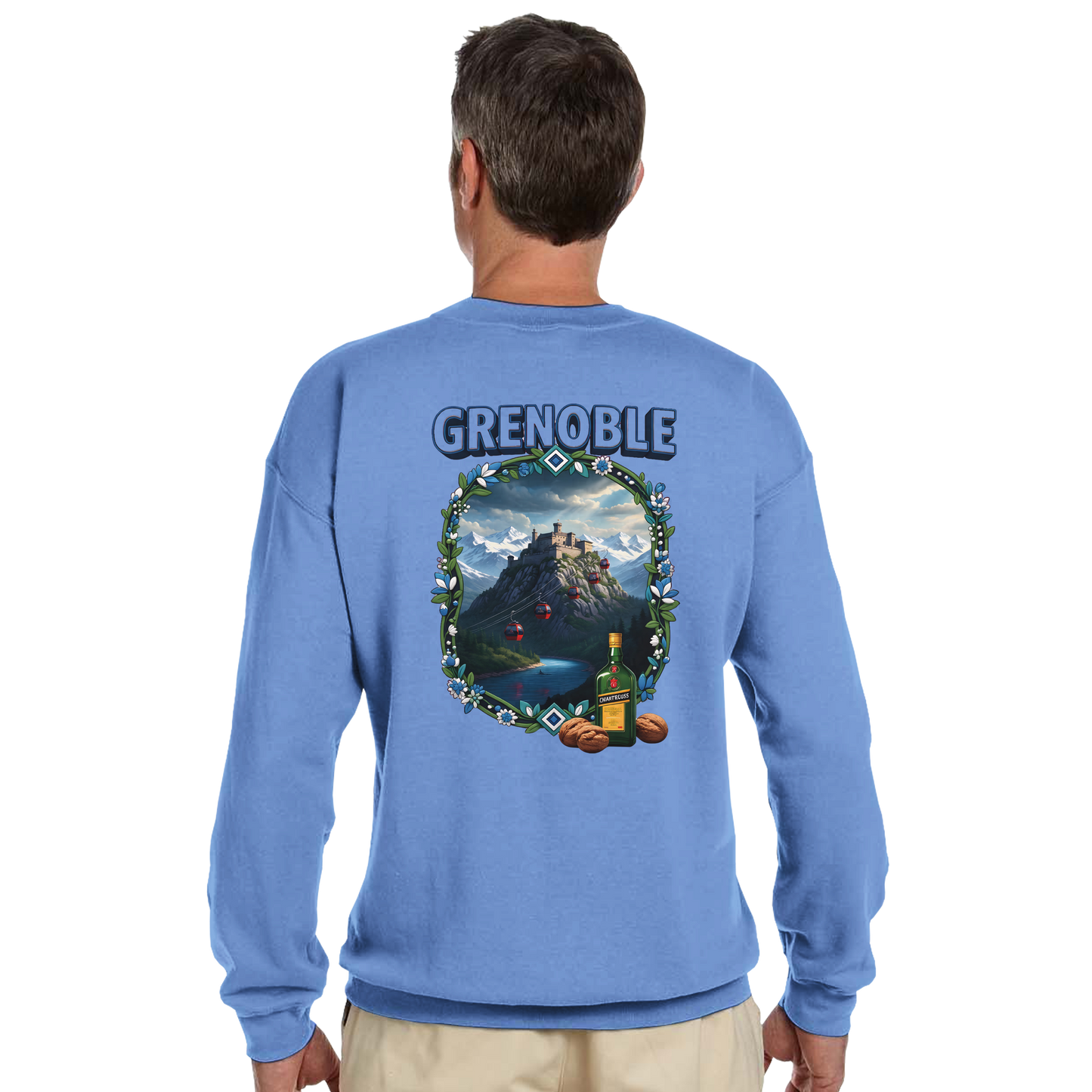 Grenoble city of France classic unisex crewneck sweatshirt | Gildan® 18000
