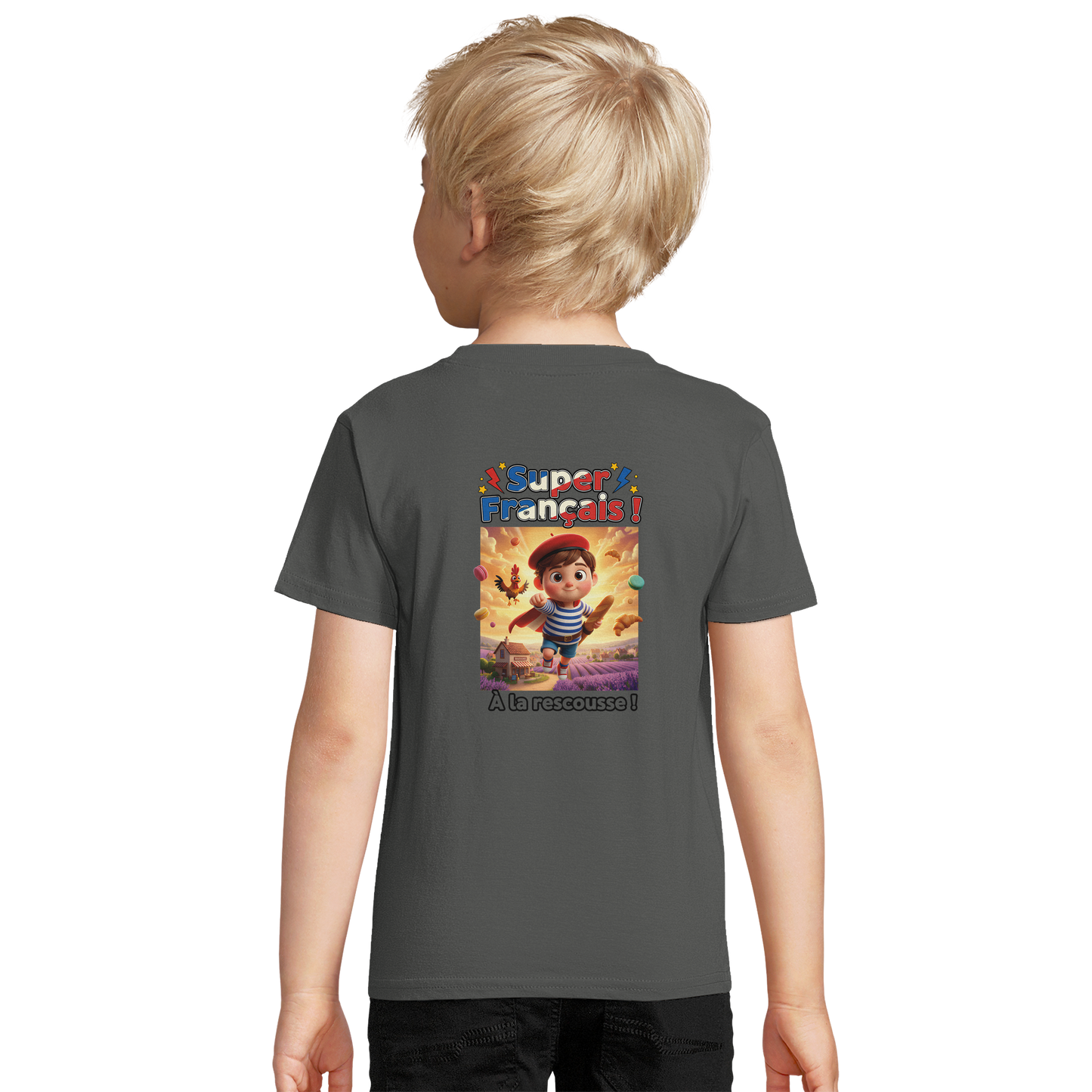 SOL'S Pioneer Kids 03578 Organic cotton T-shirt for boys, French style, fitted