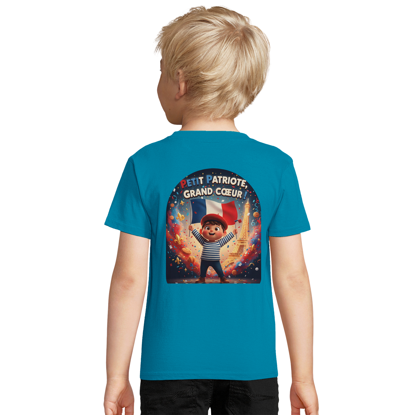 T-shirt Enfant Petit Patriote - Coton Bio Confortable