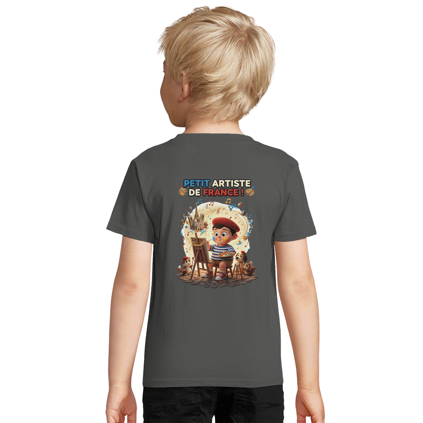 T-Shirt Junge kleiner Künstler aus Frankreich | SOL'S Pioneer Kids 03578