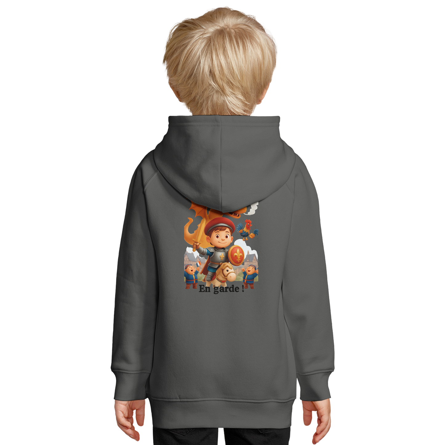 Kapuzenpullover für Jungen „Kleiner Ritter Frankreichs“ Bio | SOL'S Stellar Kids 03576