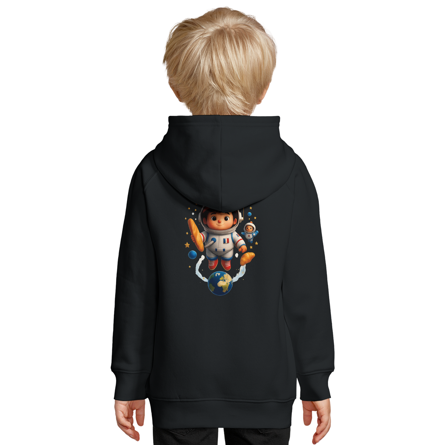 Kapuzenpullover Junge kleiner Franzose in den Sternen bio | SOL'S Stellar Kids 03576