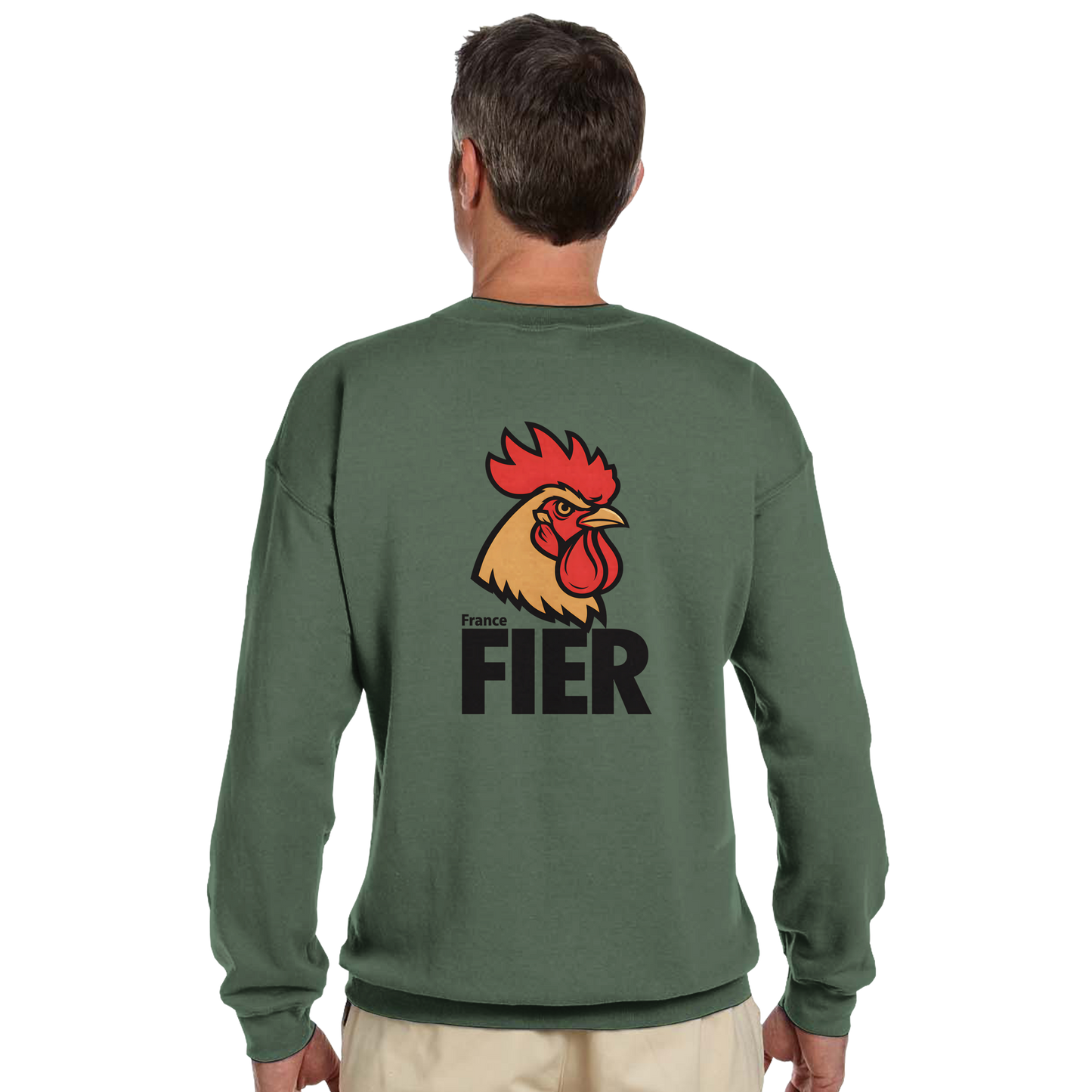 Men's France Proud Classic Crewneck Sweatshirt | Gildan® 18000