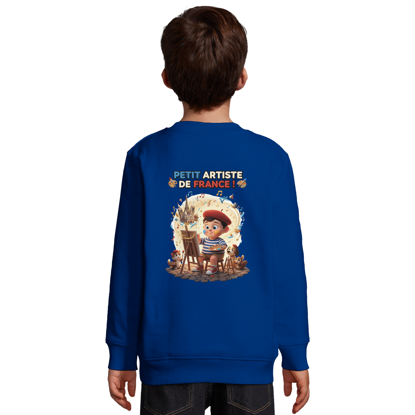 Kids Sweatshirt boy little artist from France | SOL'S Columbia Kids 04239