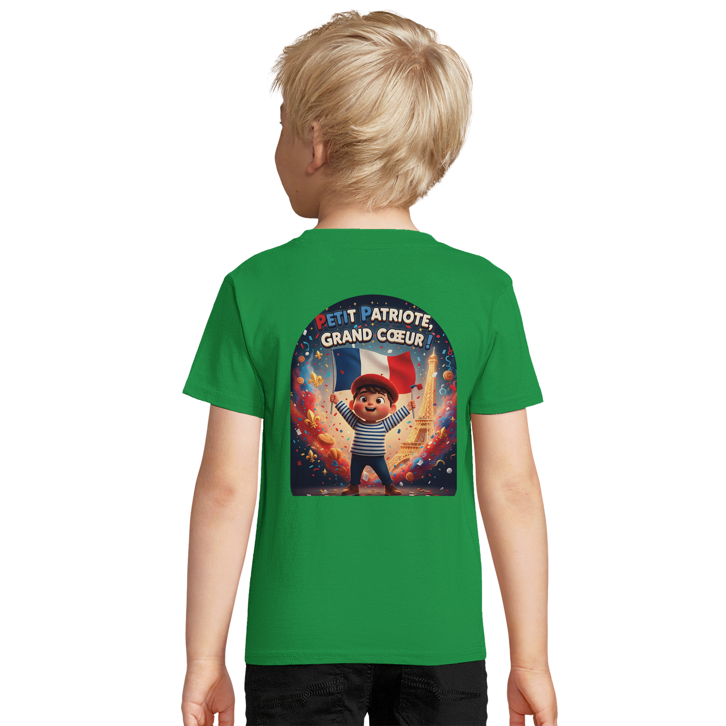 T-shirt Enfant Petit Patriote - Coton Bio Confortable