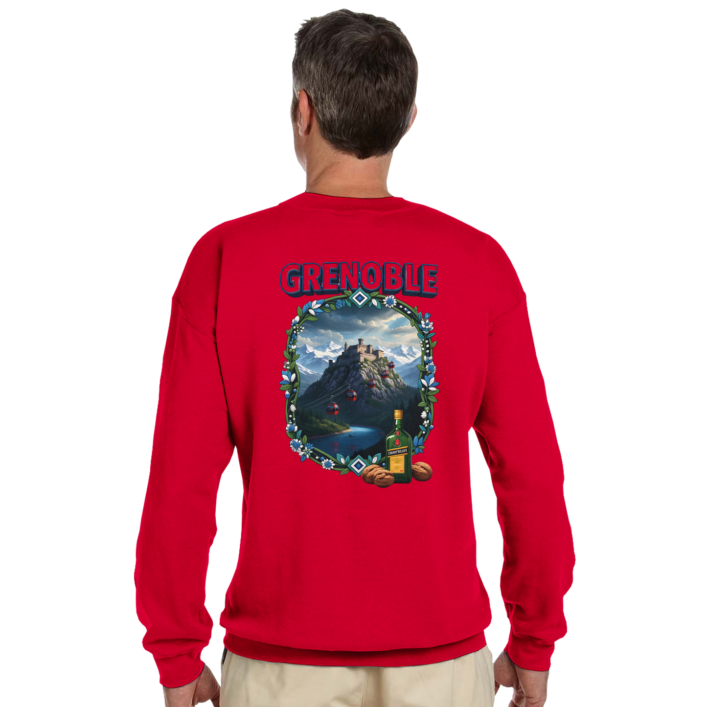 Grenoble city of France classic unisex crewneck sweatshirt | Gildan® 18000