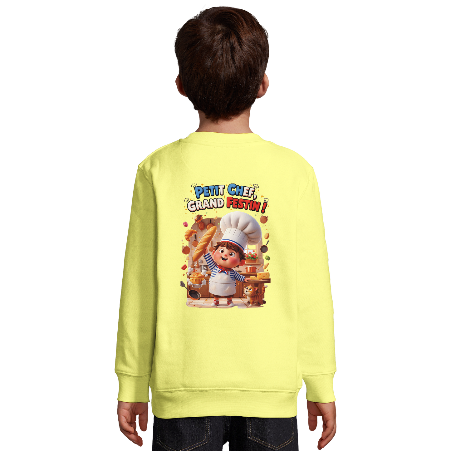 Boys' Little Chef Big Feast Recycled Blend Sweatshirt | SOL'S Columbia Kids 04239
