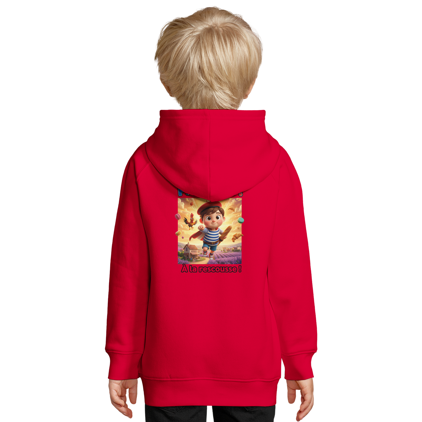 Kapuzenpullover Jungen Bio Super Français | SOL'S Stellar Kids 03576