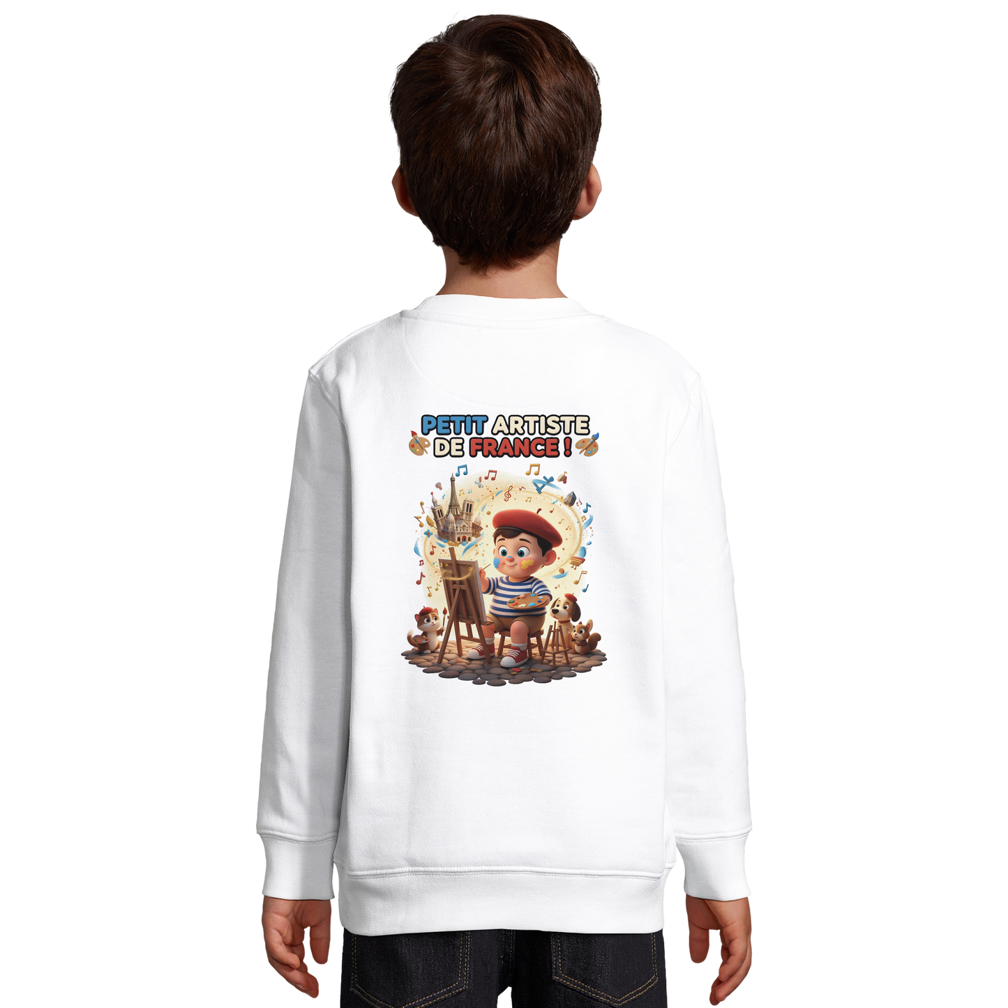 Kids Sweatshirt boy little artist from France | SOL'S Columbia Kids 04239