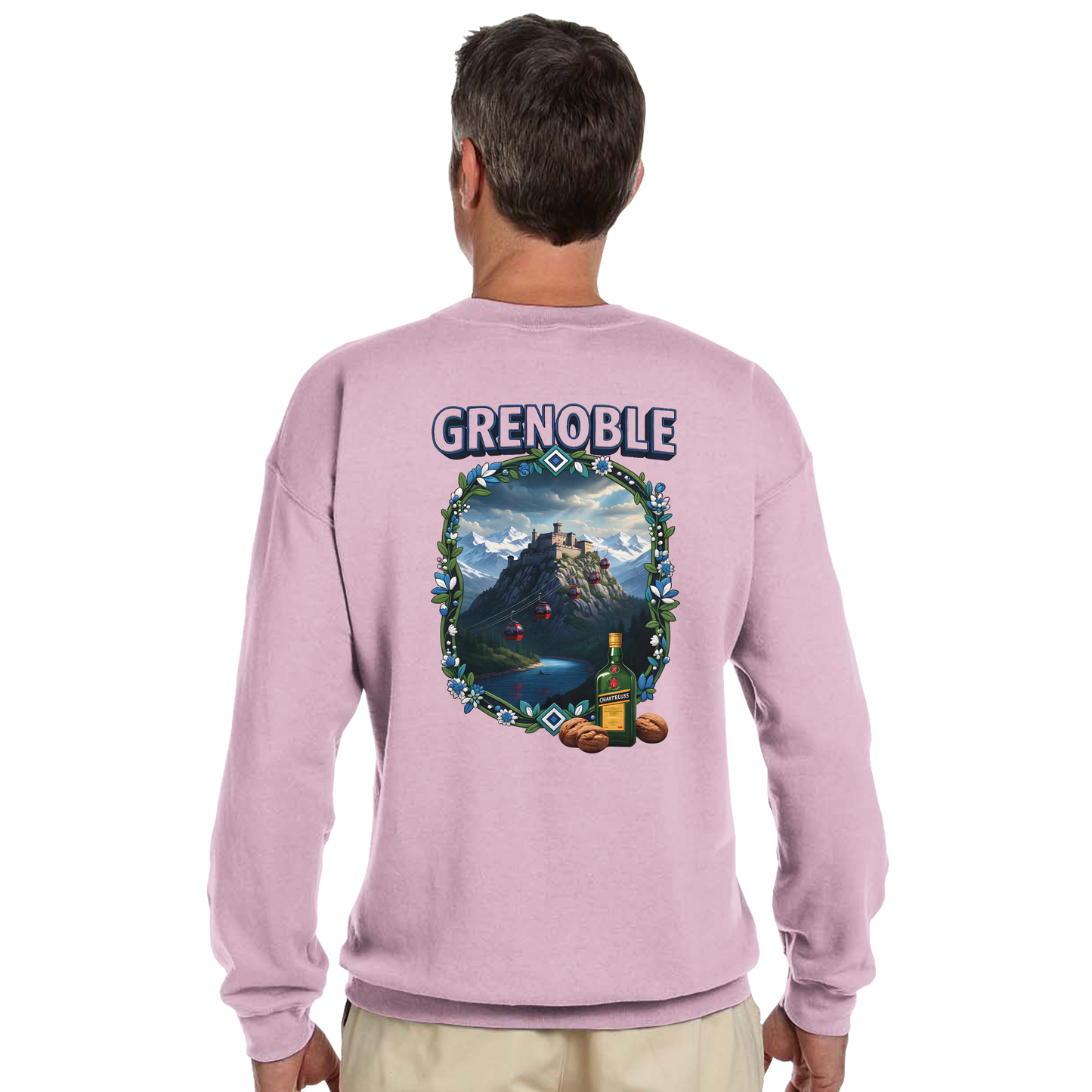 Grenoble city of France classic unisex crewneck sweatshirt | Gildan® 18000