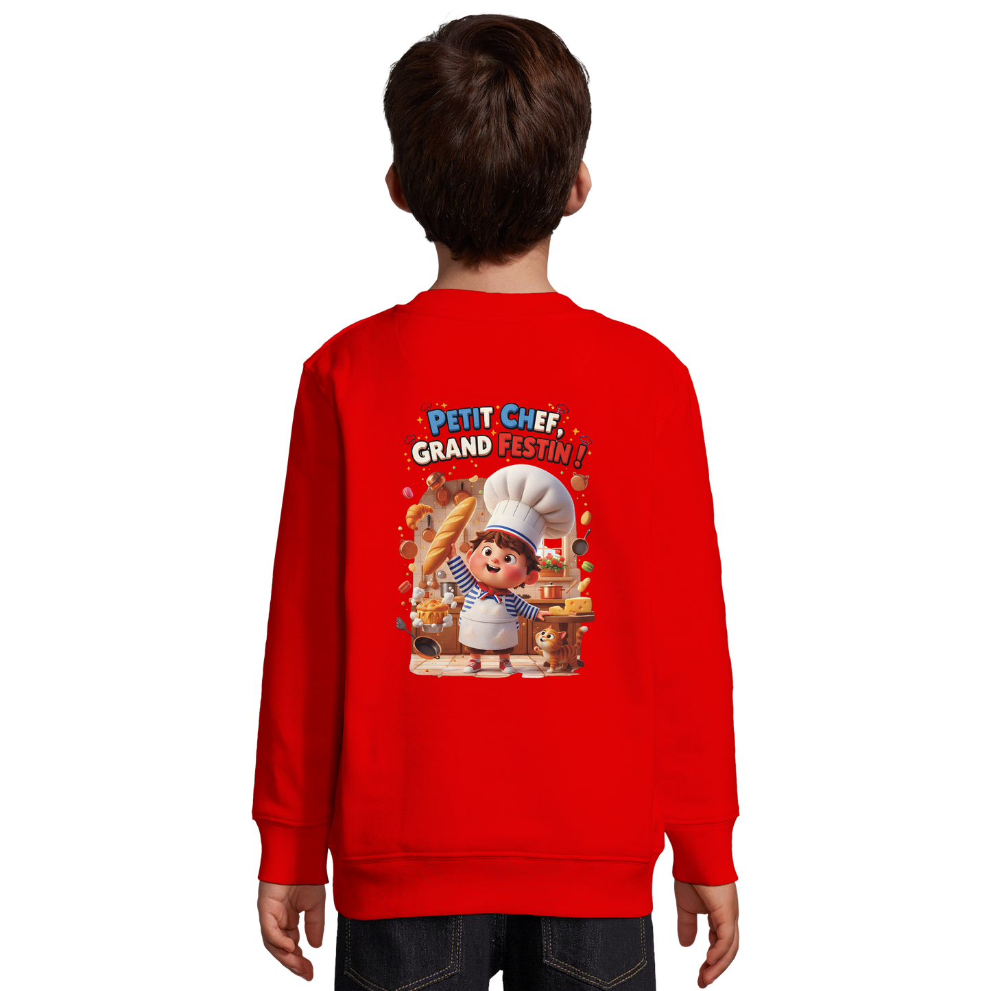 Boys' Little Chef Big Feast Recycled Blend Sweatshirt | SOL'S Columbia Kids 04239