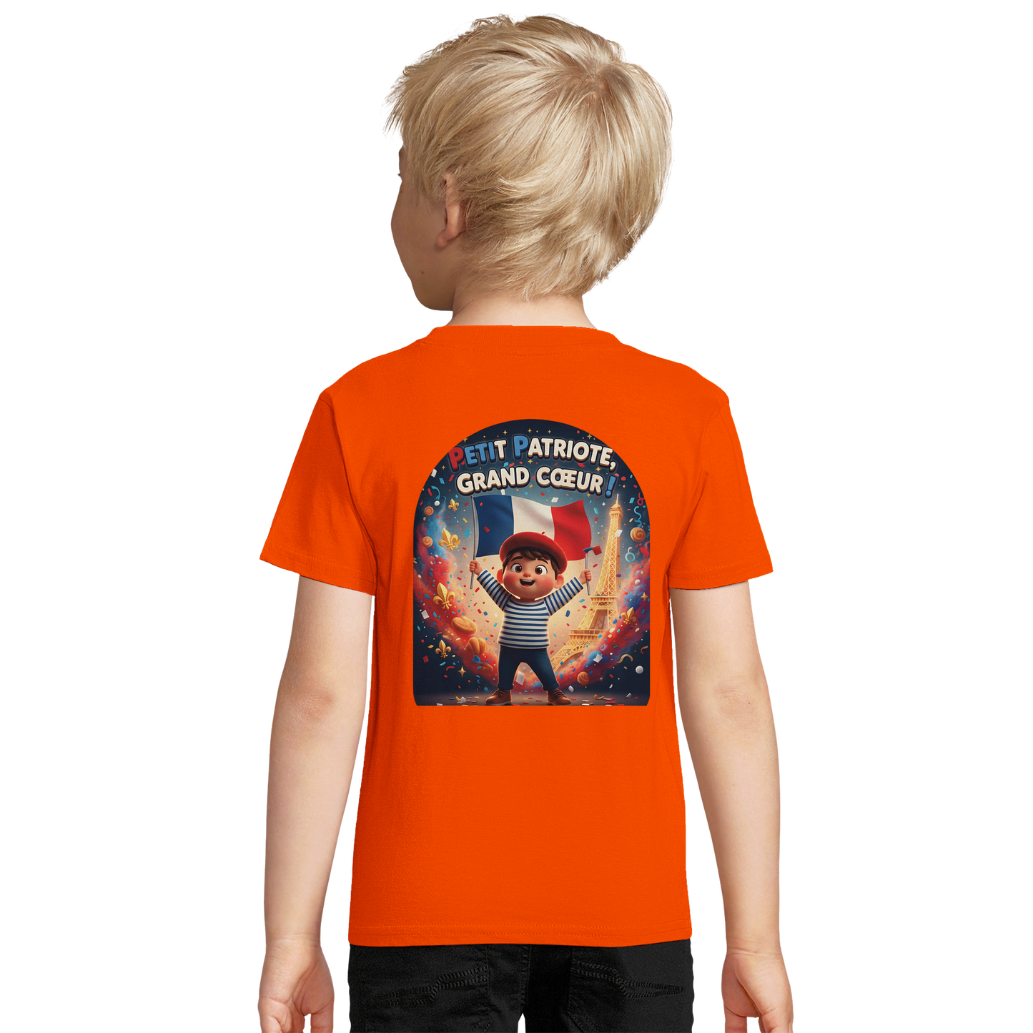 T-shirt Enfant Petit Patriote - Coton Bio Confortable