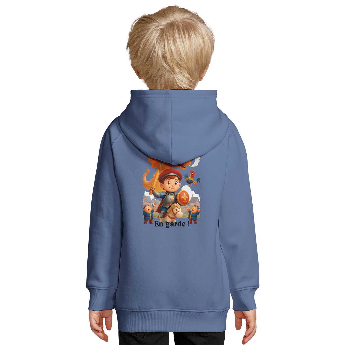 Kapuzenpullover für Jungen „Kleiner Ritter Frankreichs“ Bio | SOL'S Stellar Kids 03576
