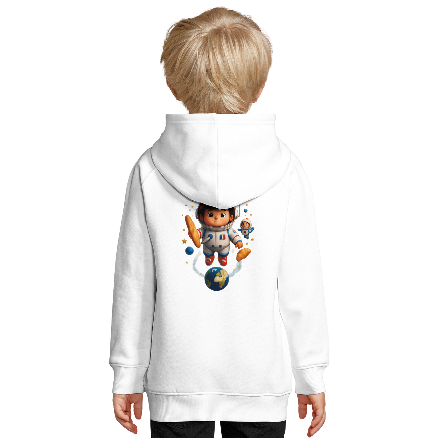 Kapuzenpullover Junge kleiner Franzose in den Sternen bio | SOL'S Stellar Kids 03576