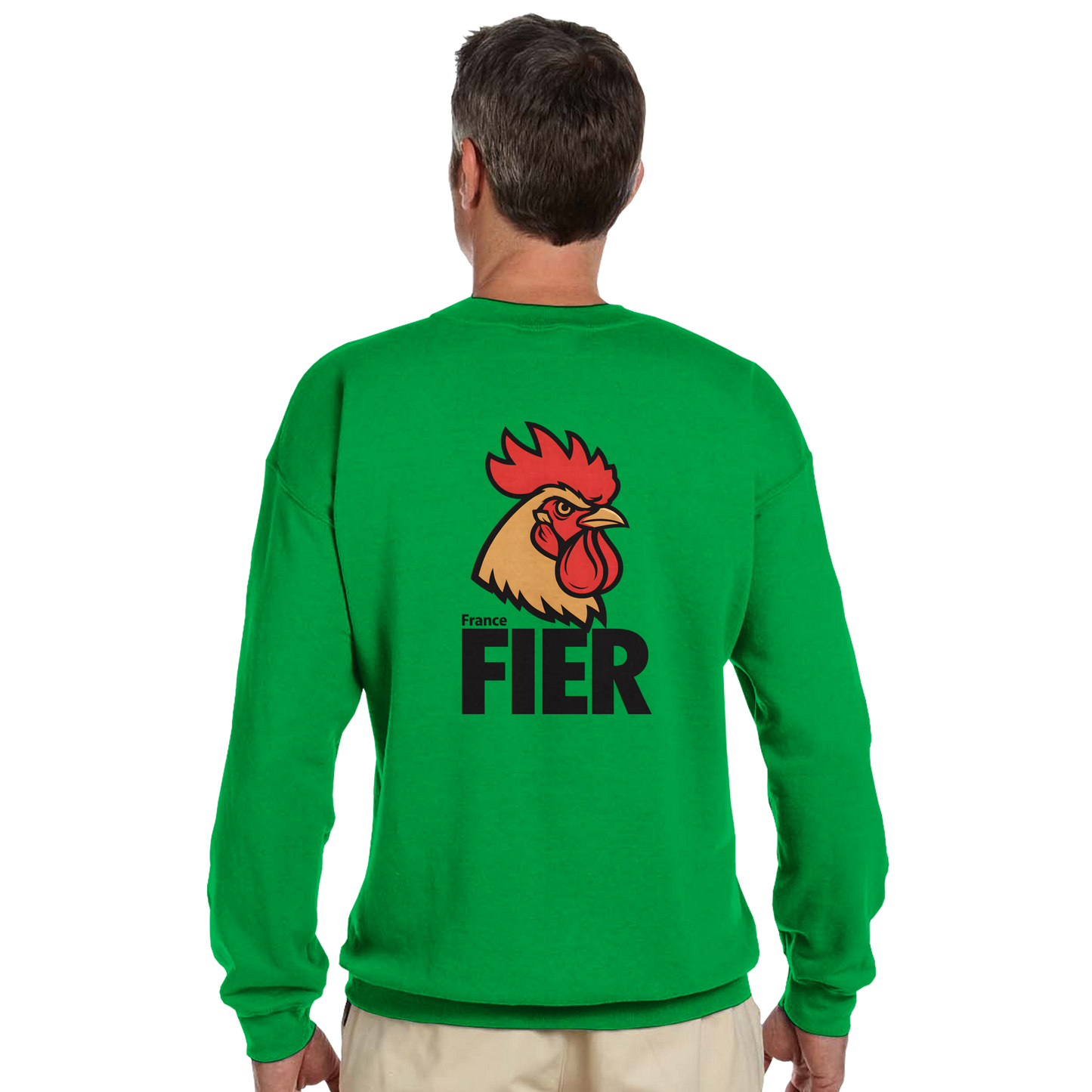 Men's France Proud Classic Crewneck Sweatshirt | Gildan® 18000