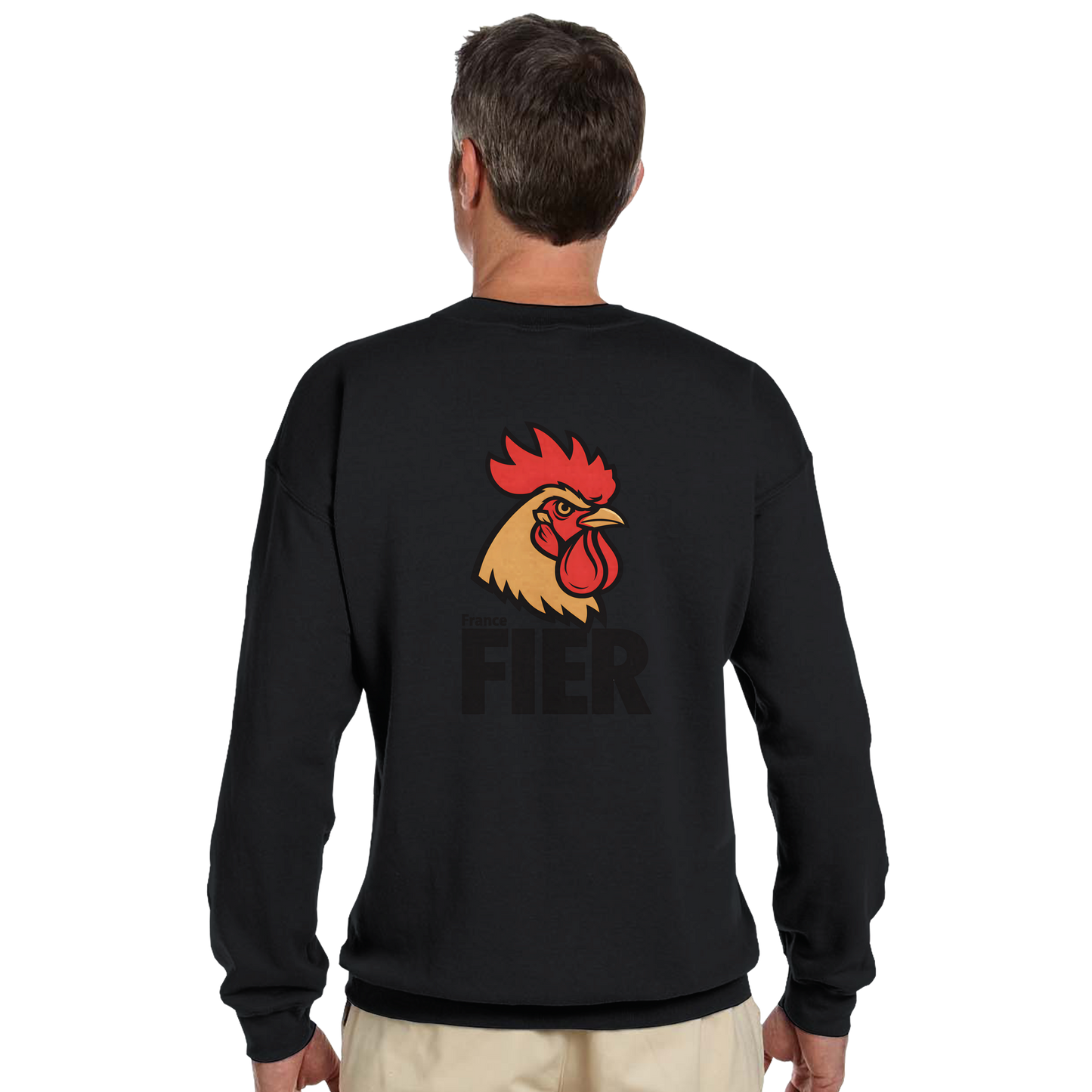 Men's France Proud Classic Crewneck Sweatshirt | Gildan® 18000