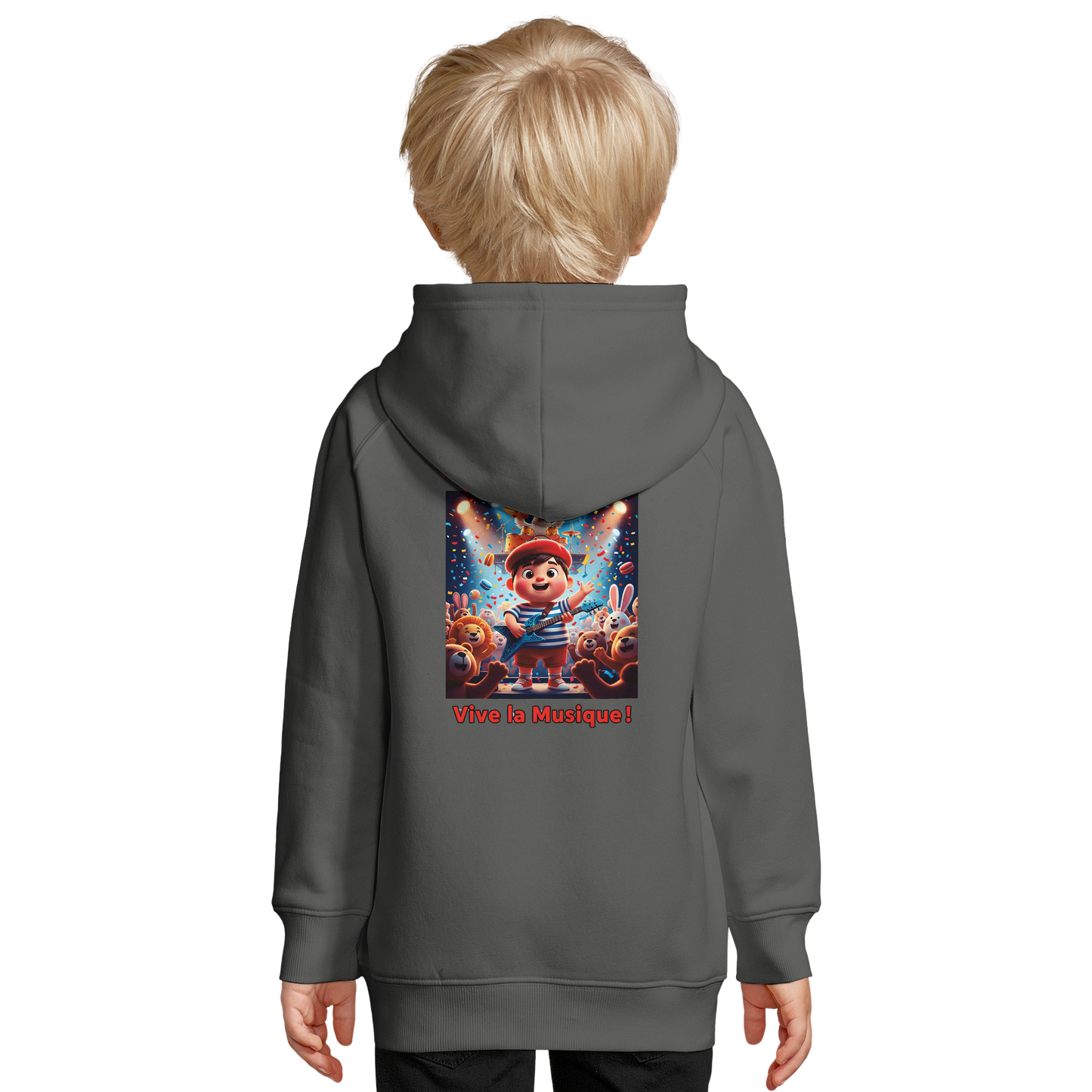Hoodie für Jungen "rock'n français" bio | SOL'S Stellar Kids 03576