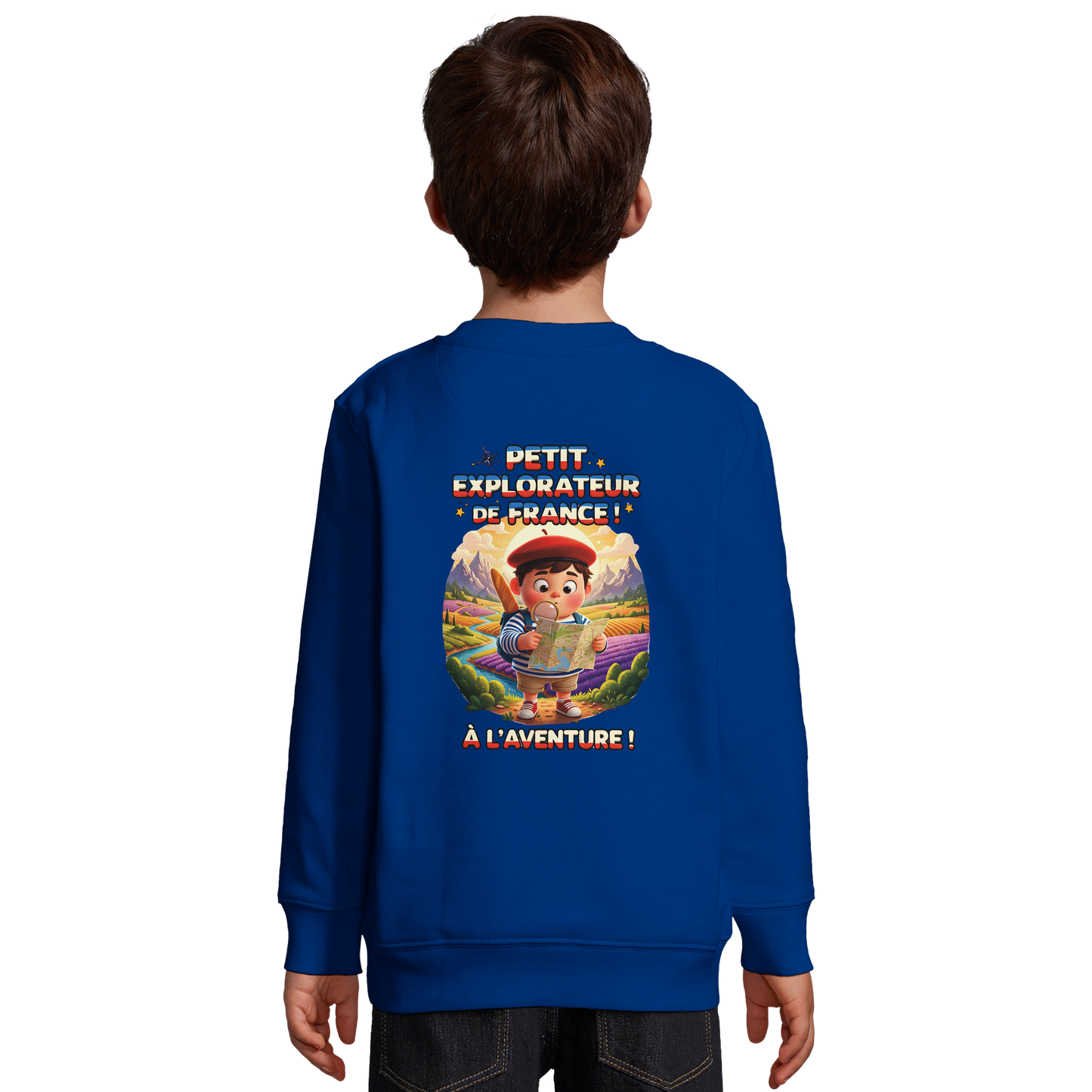 Boy's Little Explorer sweatshirt, French style, recycled blend | SOL'S Columbia Kids 04239