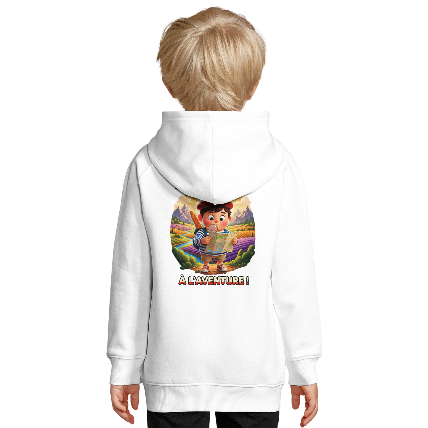 Kapuzenpulli kleiner Entdecker für Jungen, French Style, Bio-Kinderkleidung | SOL'S Stellar Kids 03576