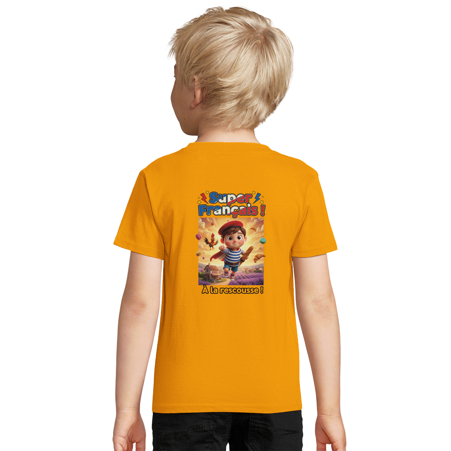 SOL'S Pioneer Kids 03578 Organic cotton T-shirt for boys, French style, fitted