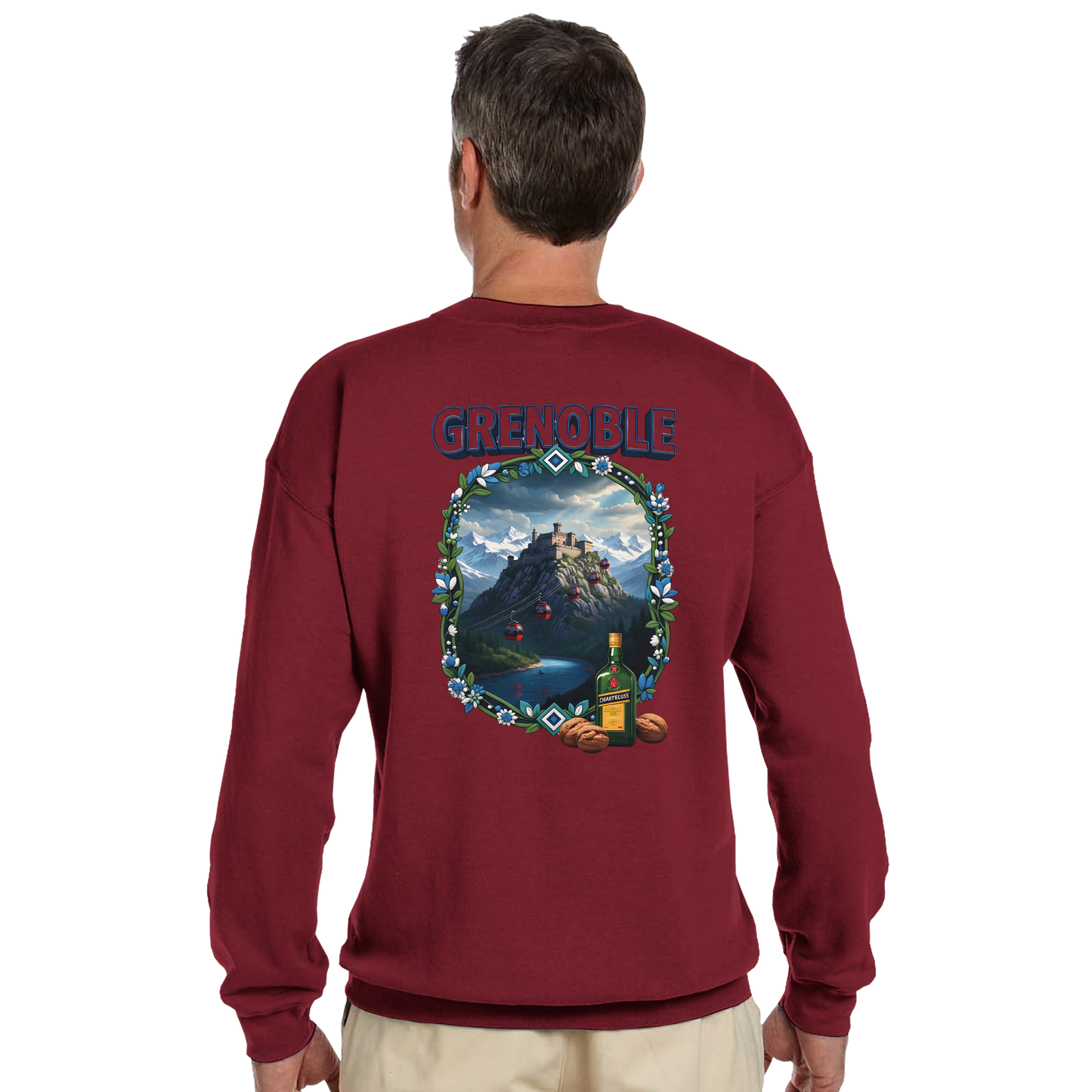 Grenoble city of France classic unisex crewneck sweatshirt | Gildan® 18000