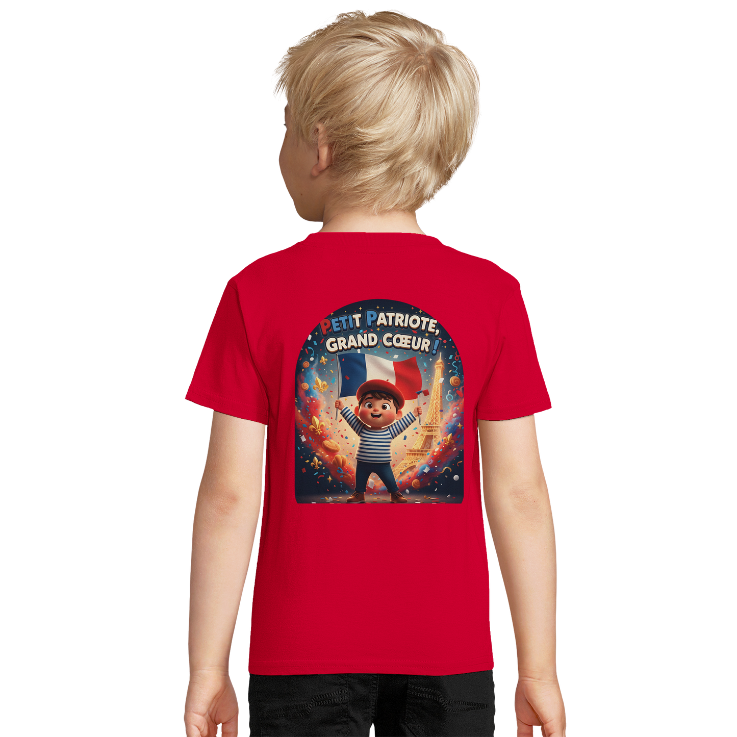 T-shirt Enfant Petit Patriote - Coton Bio Confortable