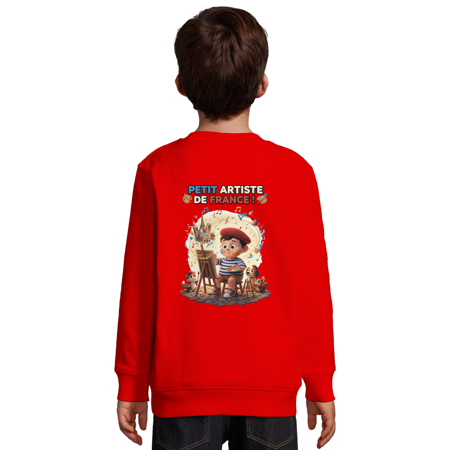 Kids Sweatshirt boy little artist from France | SOL'S Columbia Kids 04239