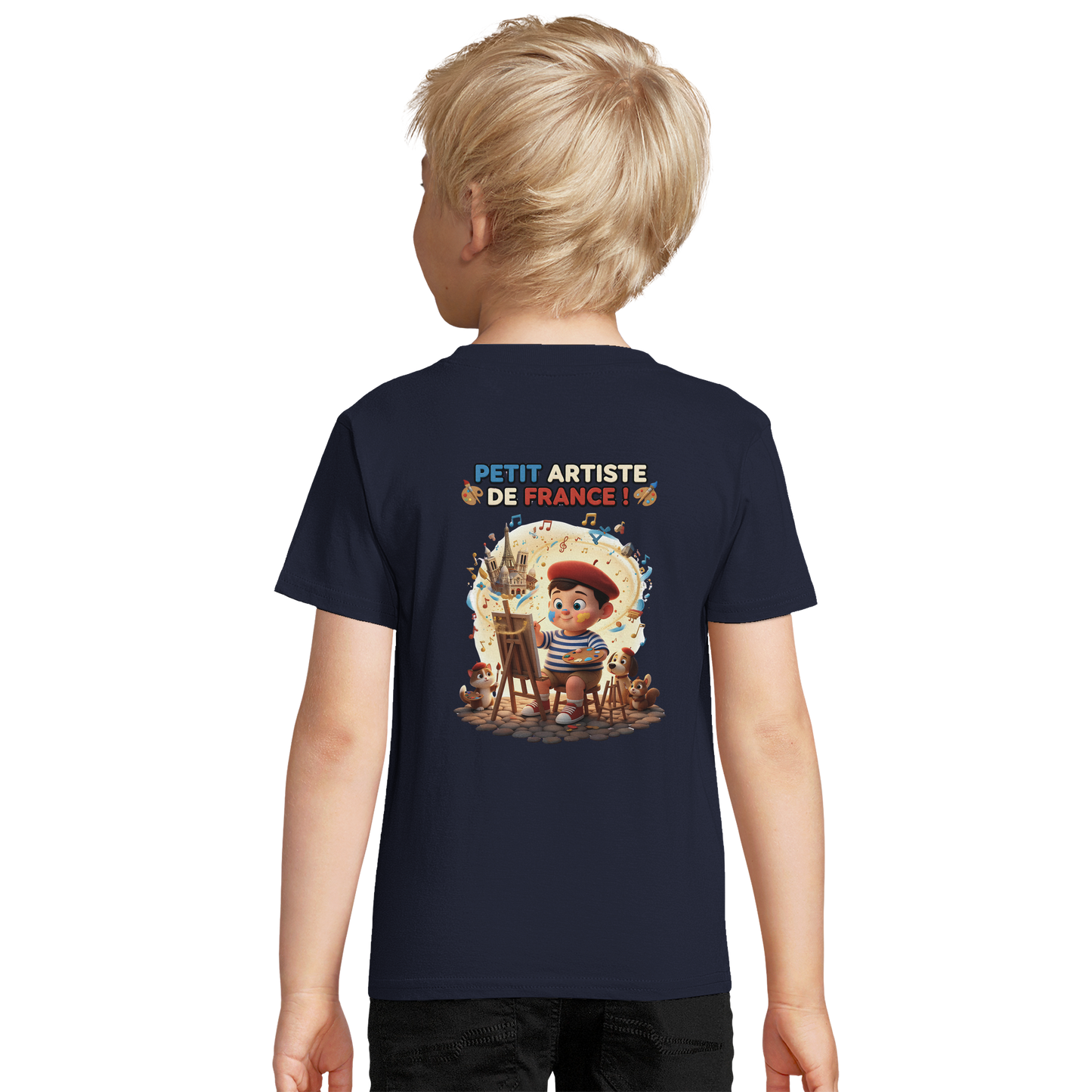 T-Shirt Junge kleiner Künstler aus Frankreich | SOL'S Pioneer Kids 03578