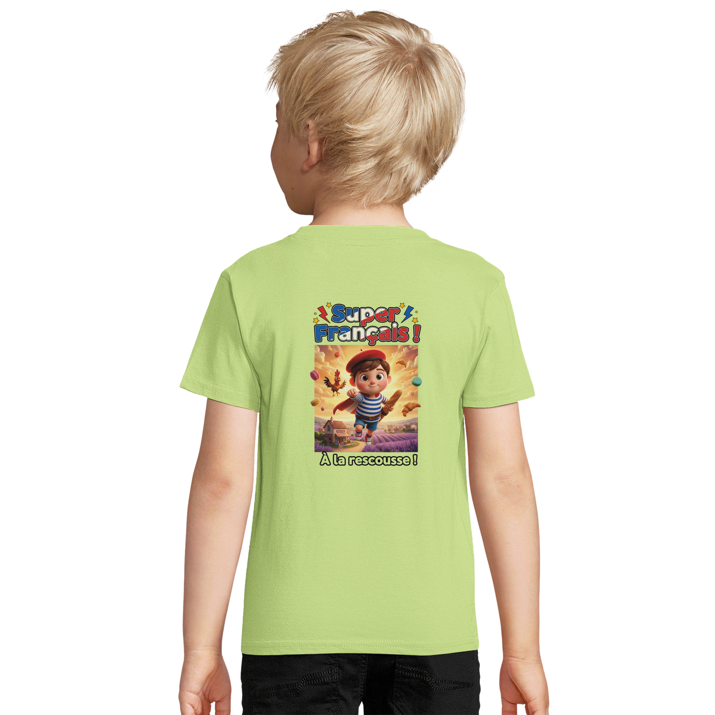 SOL'S Pioneer Kids 03578 Organic cotton T-shirt for boys, French style, fitted
