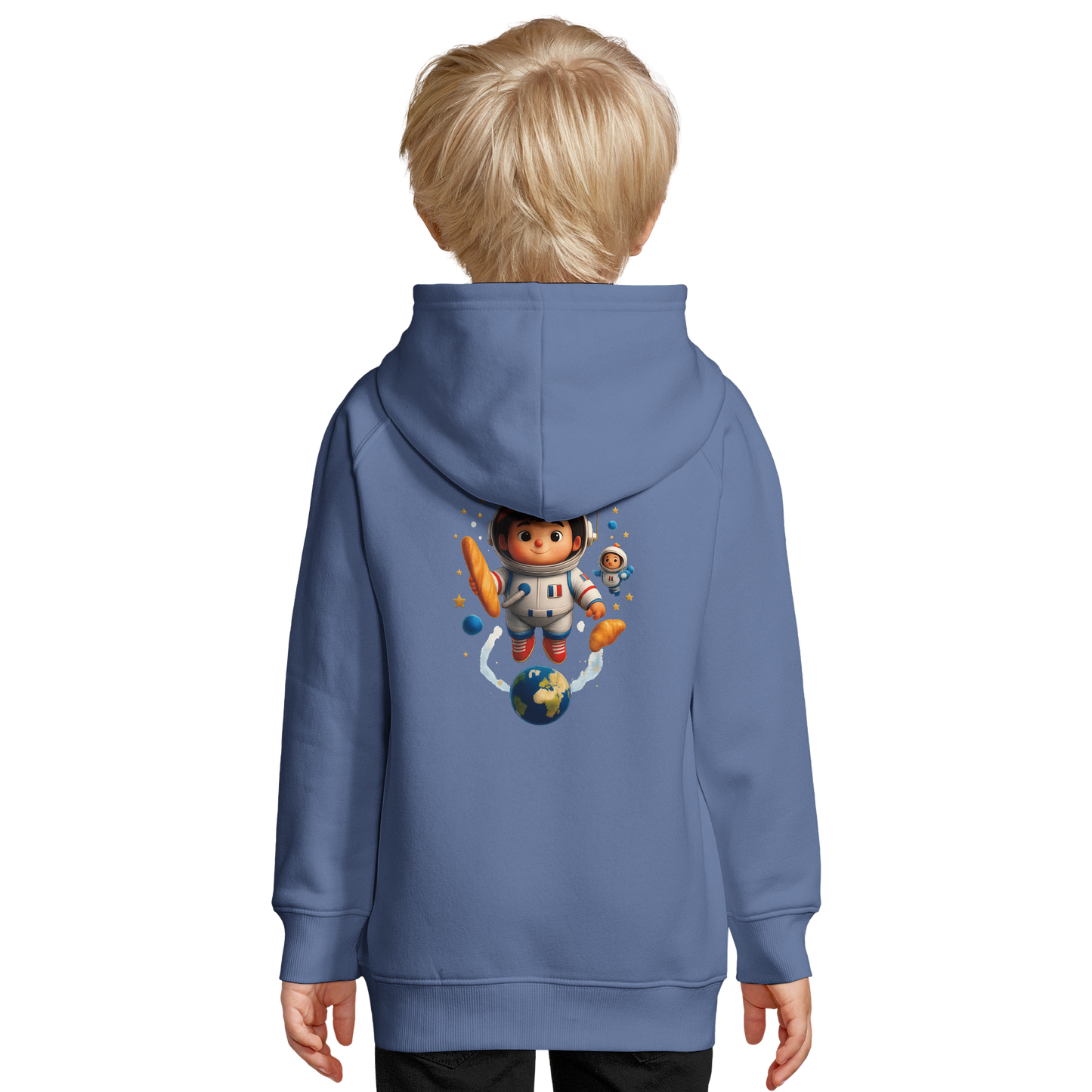 Kapuzenpullover Junge kleiner Franzose in den Sternen bio | SOL'S Stellar Kids 03576