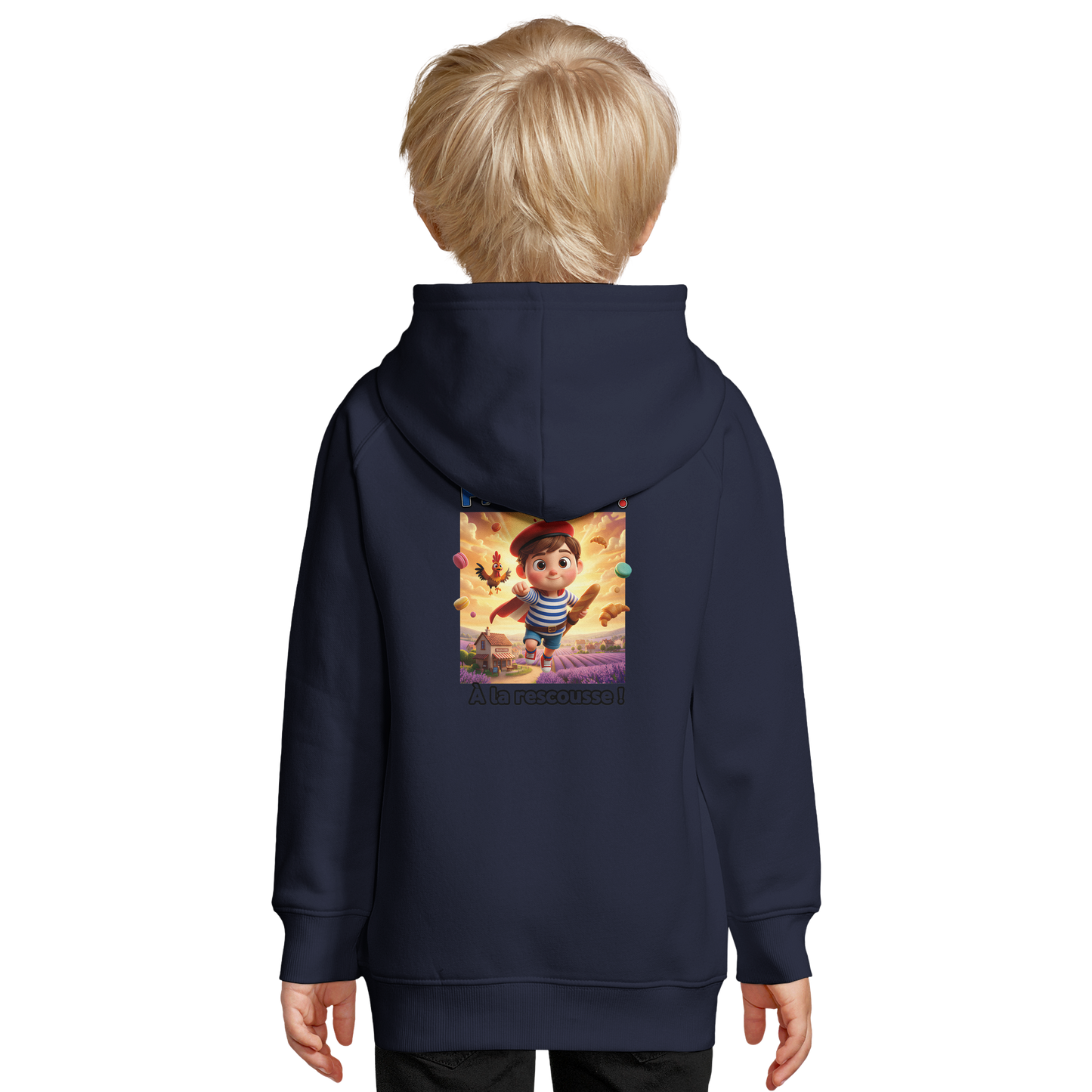 Kapuzenpullover Jungen Bio Super Français | SOL'S Stellar Kids 03576
