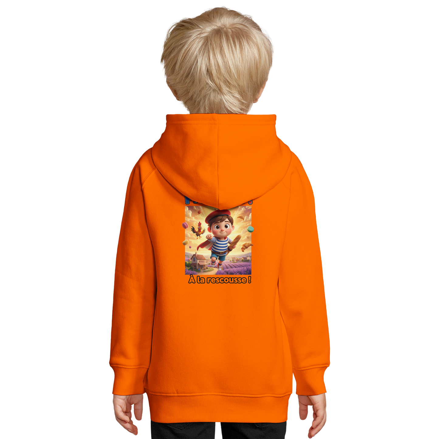 Kapuzenpullover Jungen Bio Super Français | SOL'S Stellar Kids 03576
