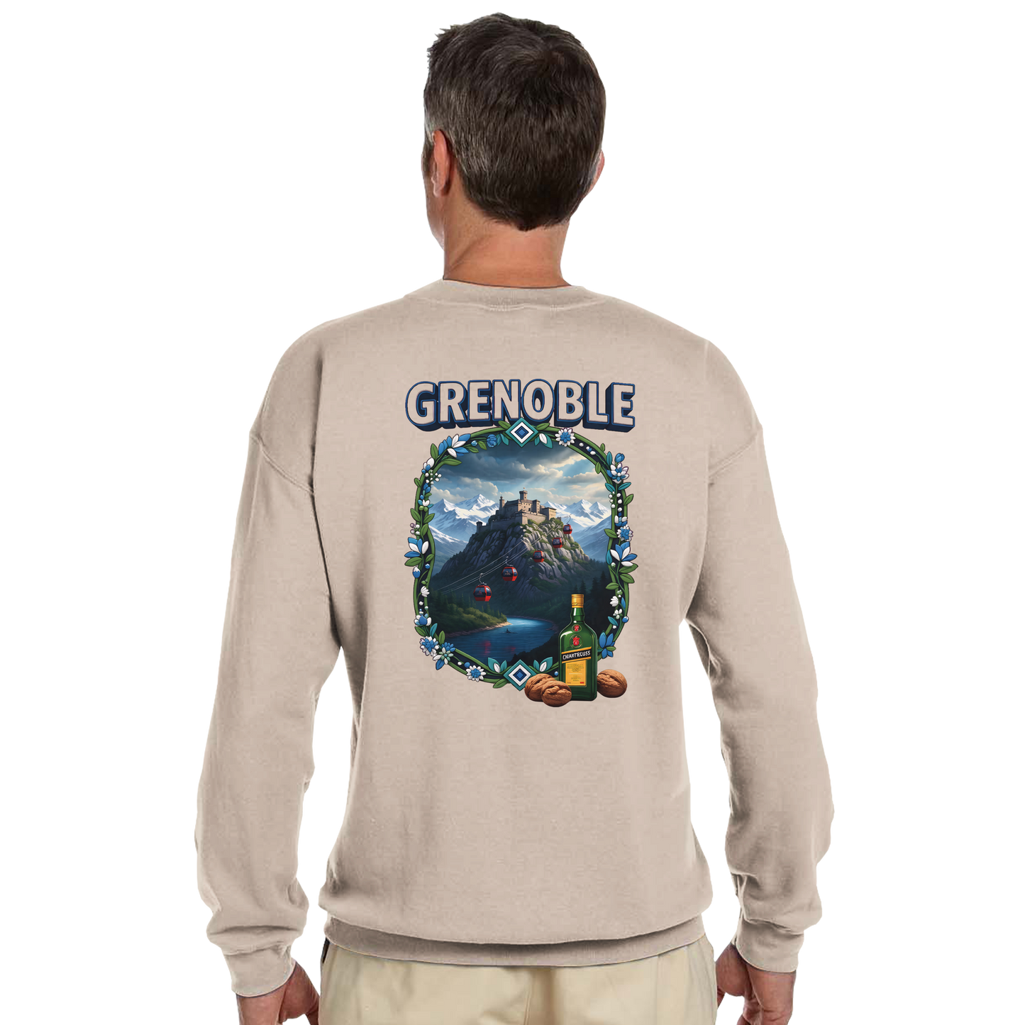 Grenoble city of France classic unisex crewneck sweatshirt | Gildan® 18000