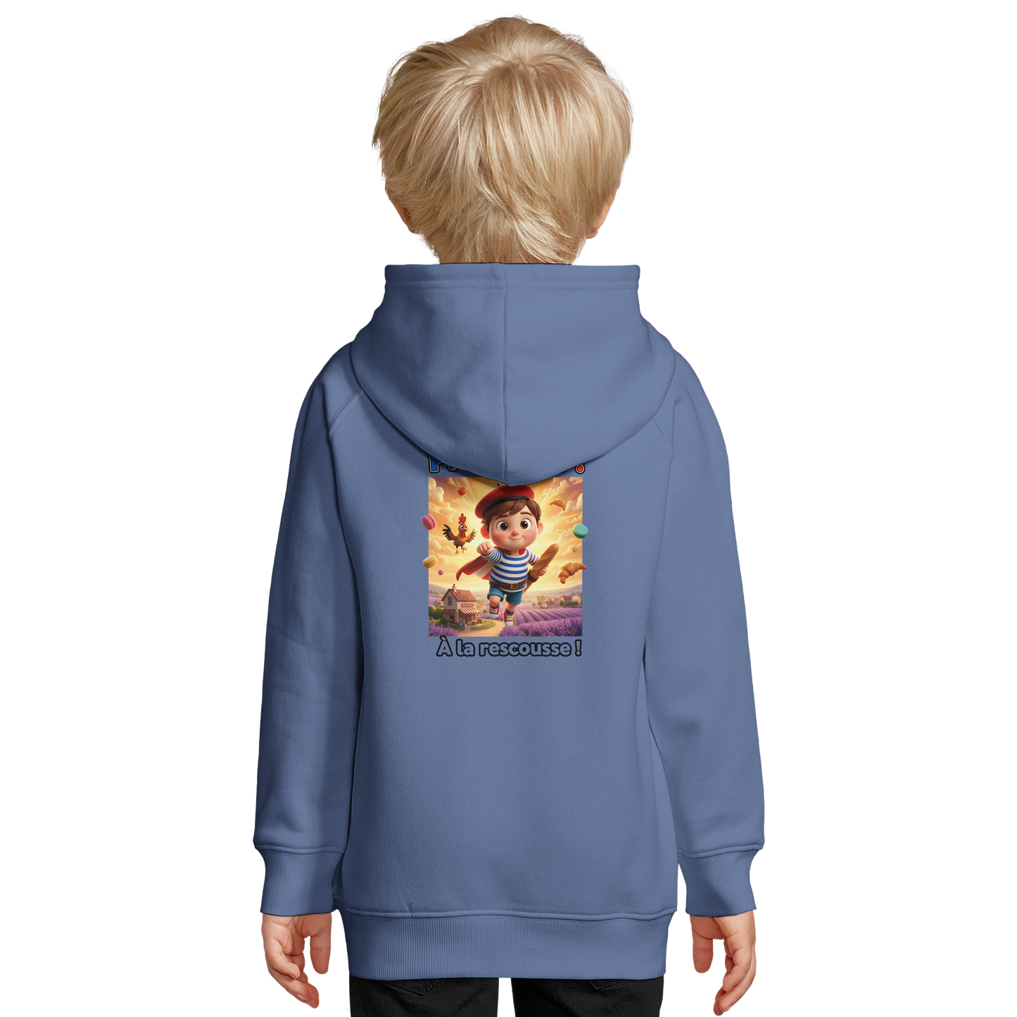 Kapuzenpullover Jungen Bio Super Français | SOL'S Stellar Kids 03576
