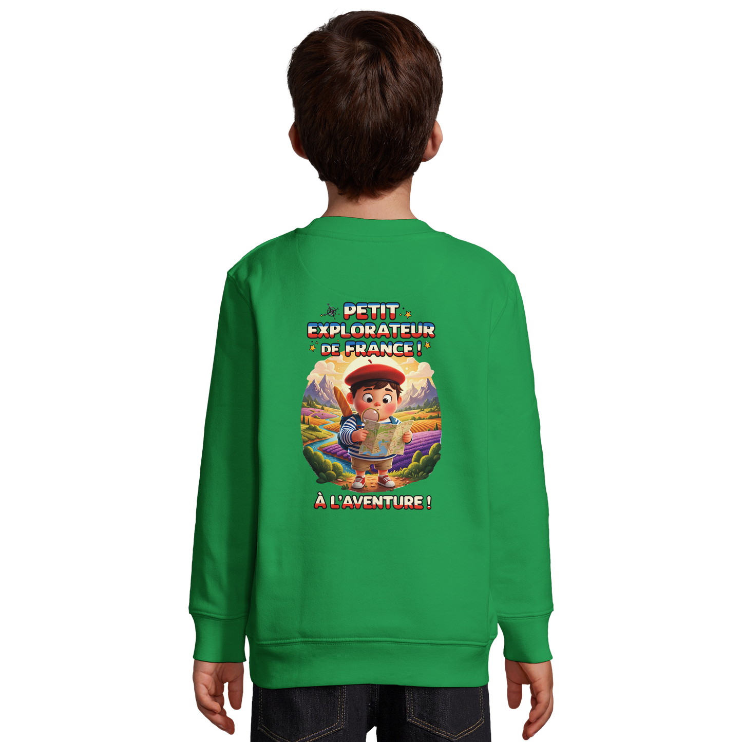 Boy's Little Explorer sweatshirt, French style, recycled blend | SOL'S Columbia Kids 04239