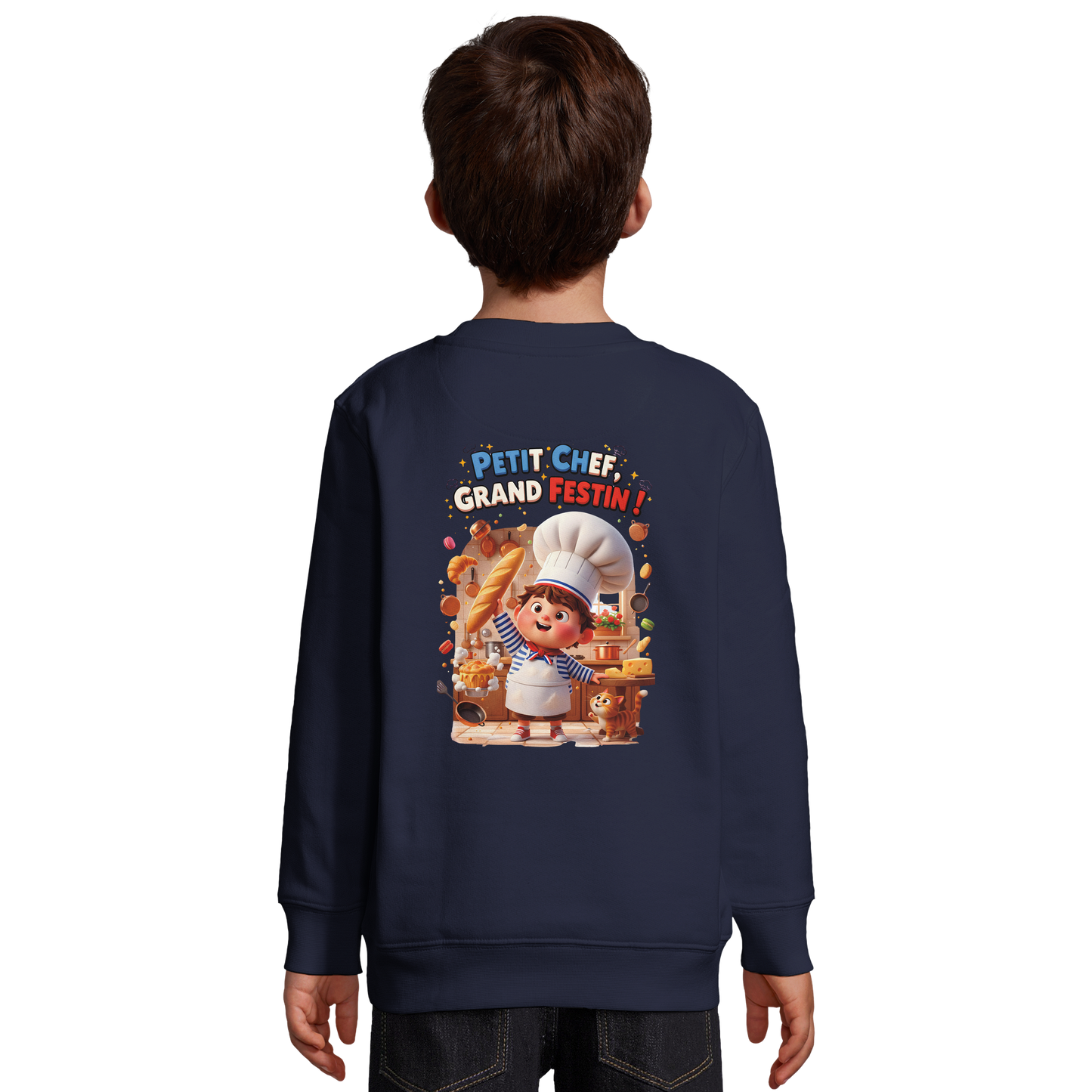 Boys' Little Chef Big Feast Recycled Blend Sweatshirt | SOL'S Columbia Kids 04239
