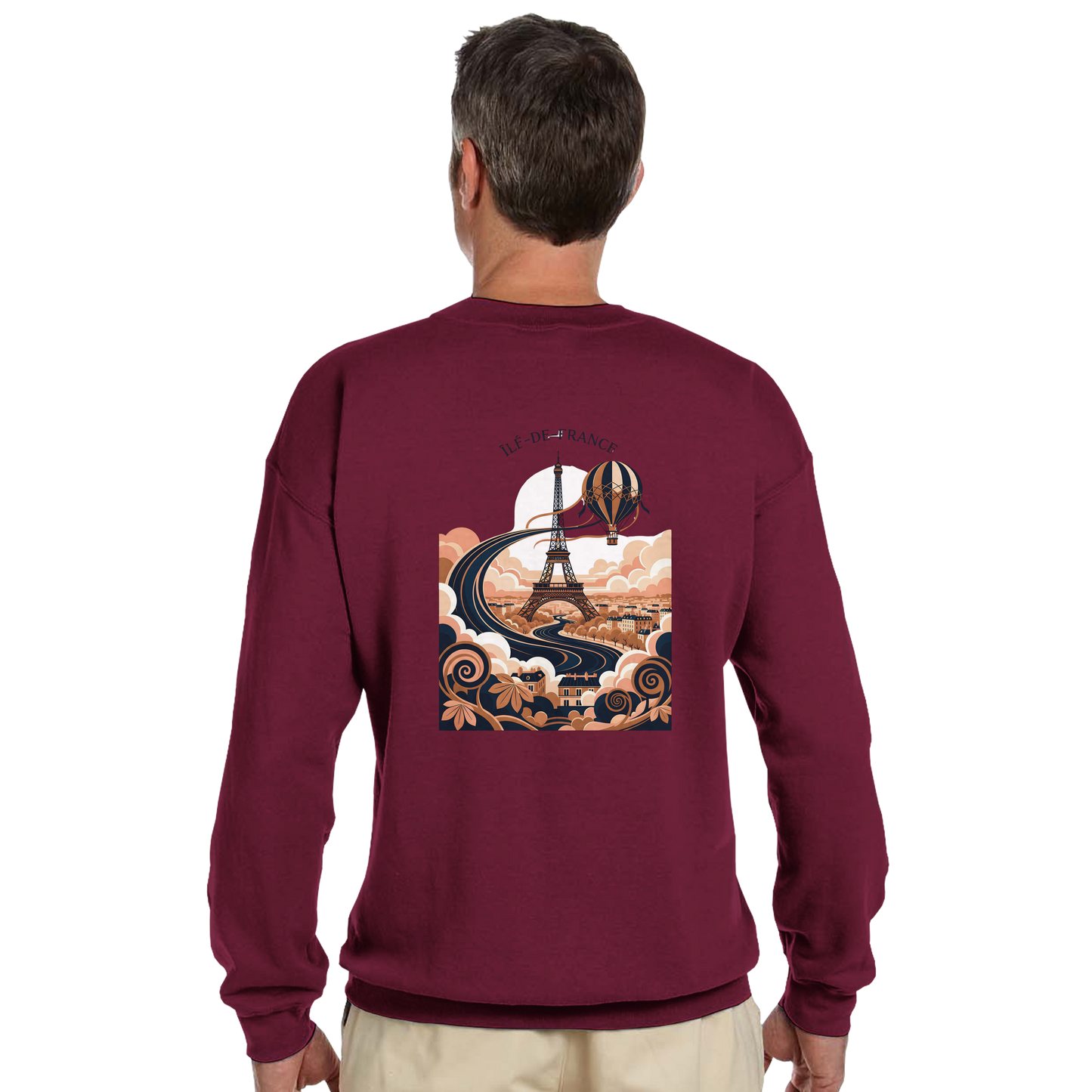 Ile de France Unisex Classic Crewneck Sweatshirt | Gildan® 18000