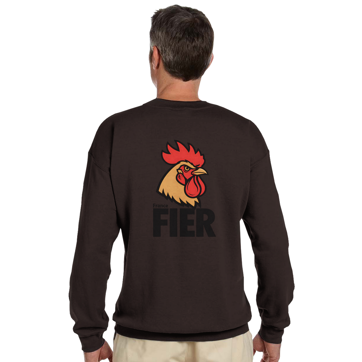 Men's France Proud Classic Crewneck Sweatshirt | Gildan® 18000
