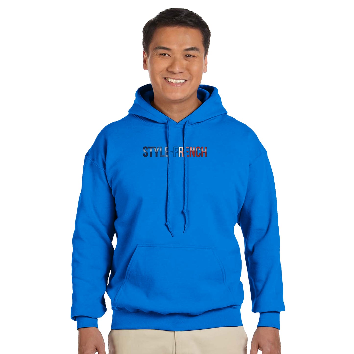 Men's Hoodie - Strong Lion - French Style - Classic | Gildan® 18500