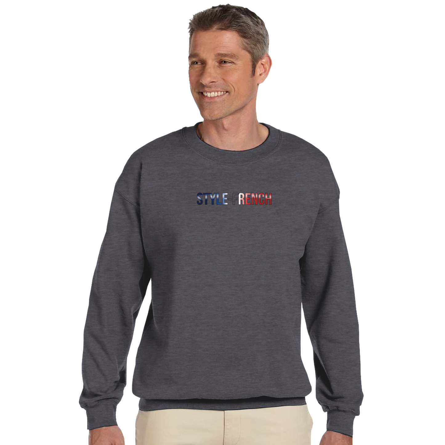 Unisex Sweatshirt Tours French City Classic Crewneck | Gildan® 18000