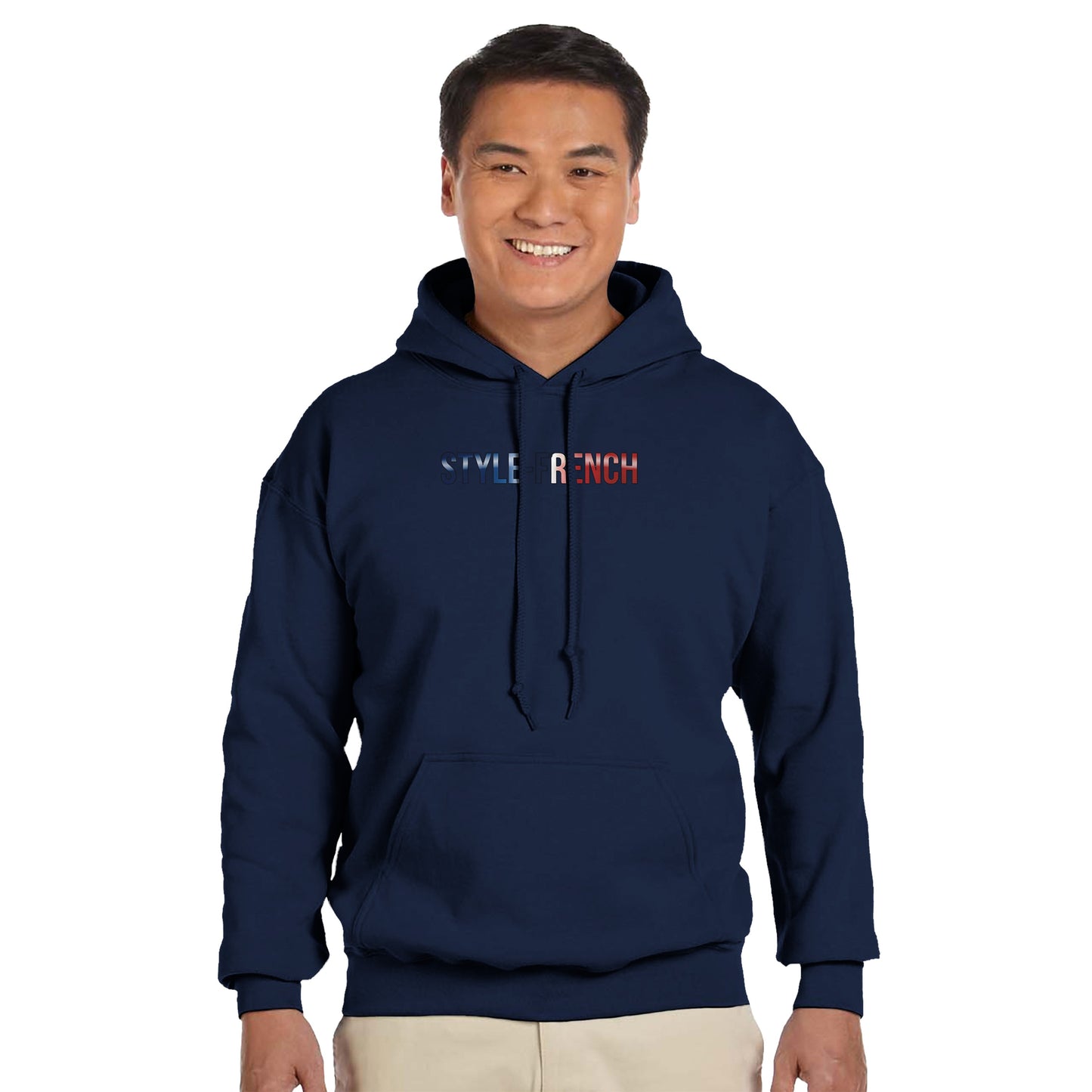 Men's Hoodie - Strong Lion - French Style - Classic | Gildan® 18500