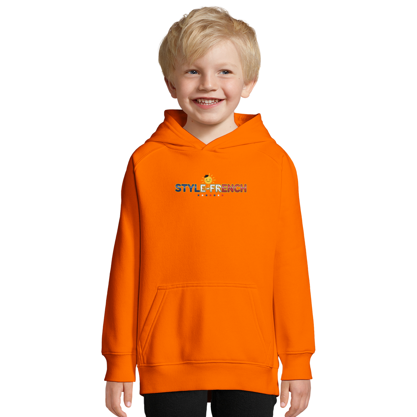 Bio-Kapuzenpullover für Jungen „Kleiner Koch, großes Fest“ | SOL'S Stellar Kids 03576