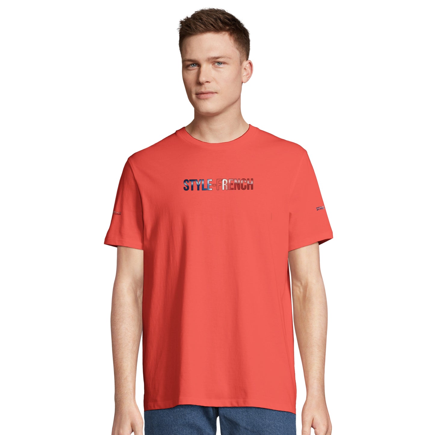 Men's T-shirt strong lion French style organic in conversion cotton | SOL'S Legend 03981