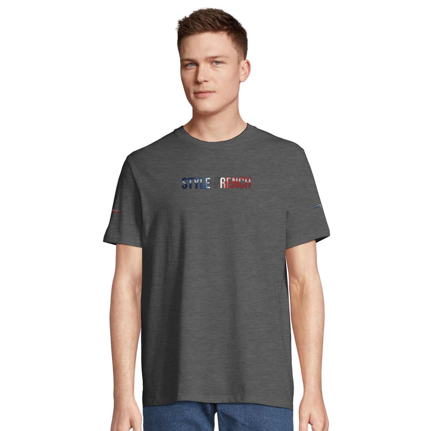 Men's T-shirt strong lion French style organic in conversion cotton | SOL'S Legend 03981