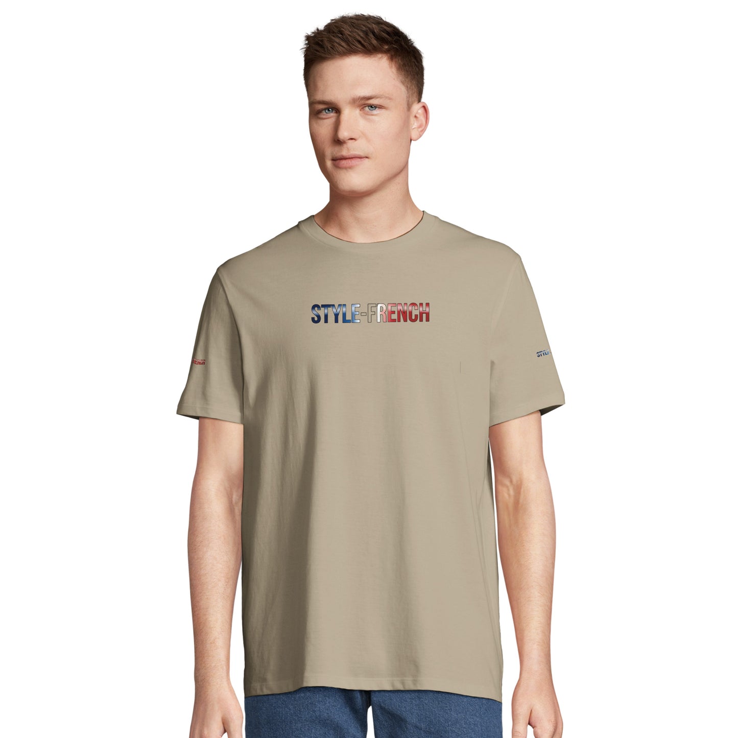 Men's T-shirt strong lion French style organic in conversion cotton | SOL'S Legend 03981