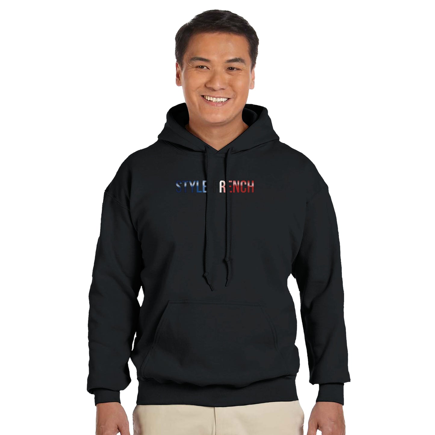 Men's Hoodie - Strong Lion - French Style - Classic | Gildan® 18500