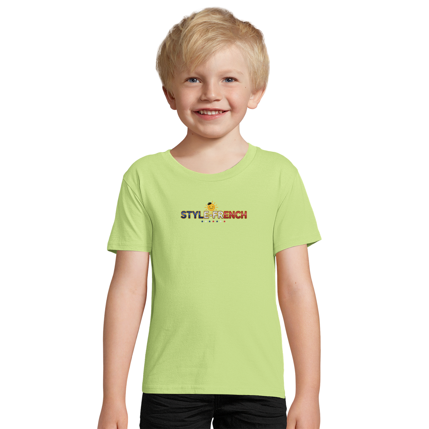 Organic fitted "Little Explorer" boy's T-shirt | SOL'S Pioneer Kids 03578