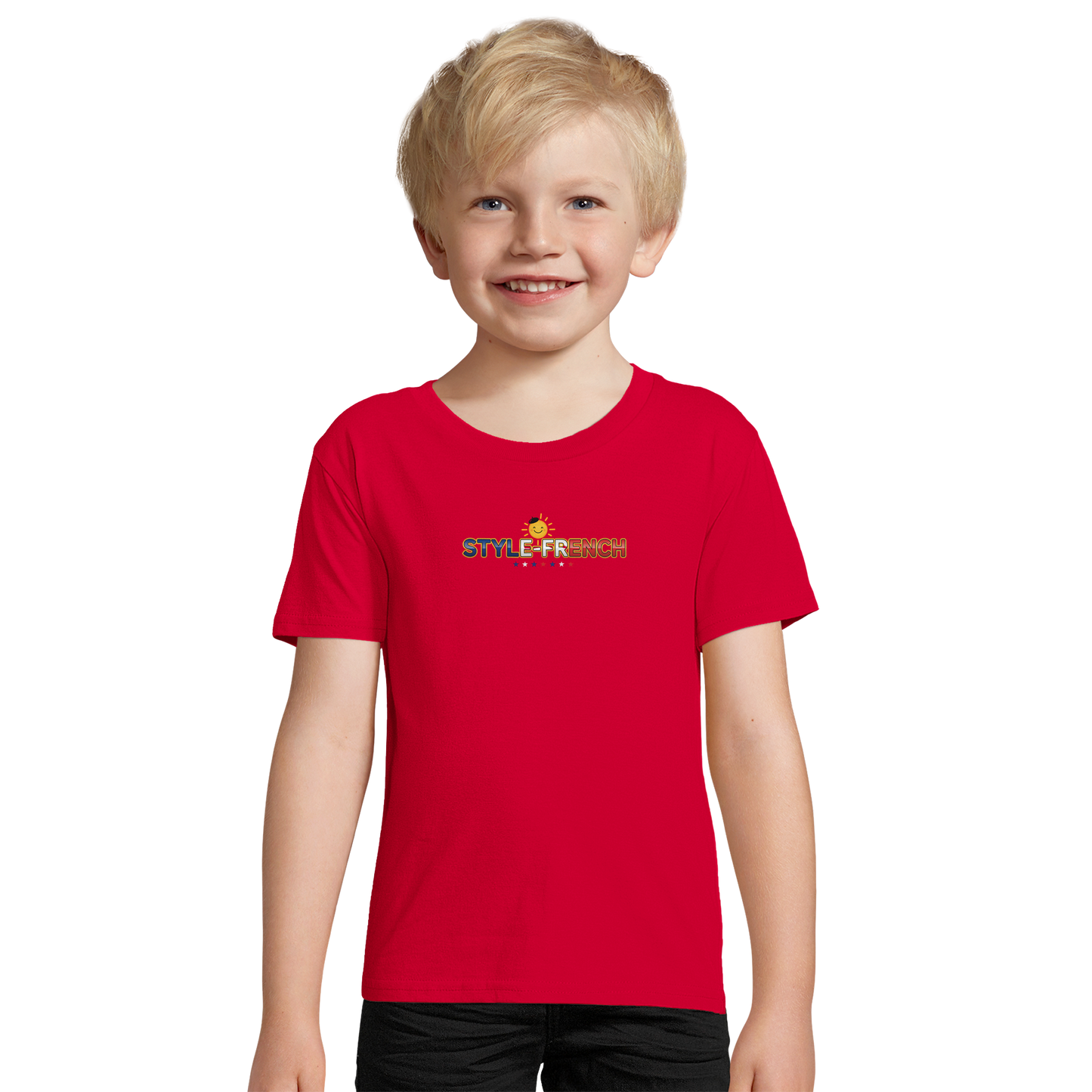 T-Shirt Junge kleiner Koch großes Festmahl Bio eng anliegend | SOL'S Pioneer Kids 03578